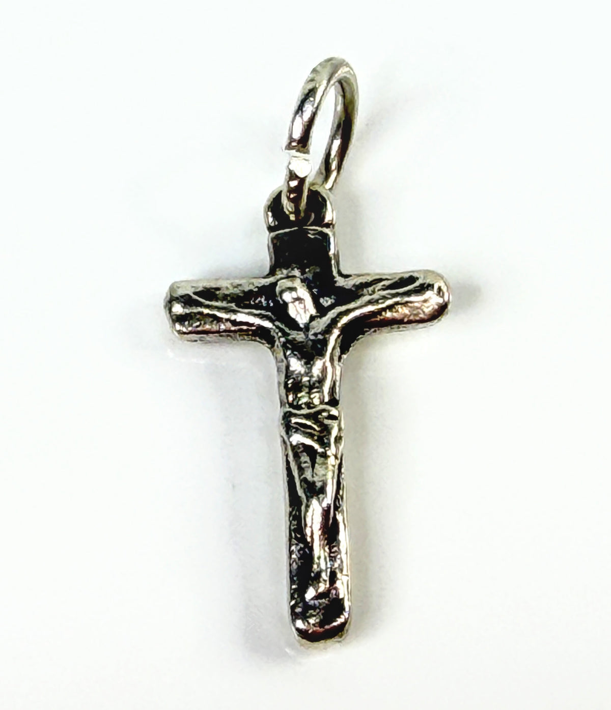 James Avery Retired Sterling Silver Small Crucifix Cross Jesus Charm JR2144