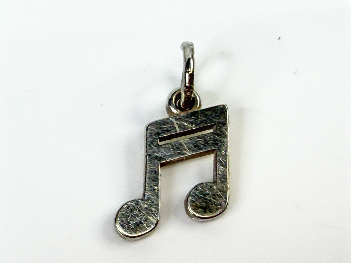 James Avery Retired Sterling Silver Double Music Notes Musical Charm JR2146
