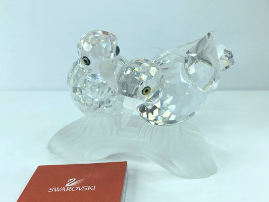 Swarovski Turtle Doves "Caring and sharing" 1989 Annual Limited edition COA S119