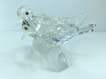 Swarovski Turtle Doves "Caring and sharing" 1989 Annual Limited edition COA S119