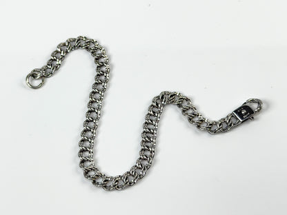 James Avery Sterling Silver Double Link Charm Bracelet 7" Box JR2163