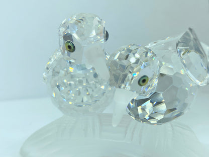 Swarovski Turtle Doves "Caring and sharing" 1989 Annual Limited edition COA S119