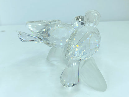 Swarovski Turtle Doves "Caring and sharing" 1989 Annual Limited edition COA S119