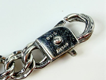 James Avery Sterling Silver Double Link Charm Bracelet 7" Box JR2163