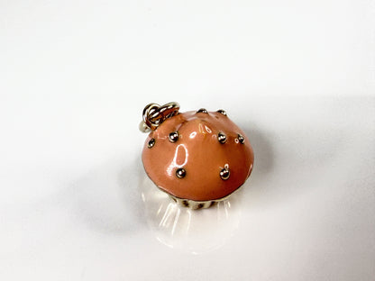 Tiffany & Co. Retired Pink Enamel Sterling Silver Cupcake Charm Pouch JR2150