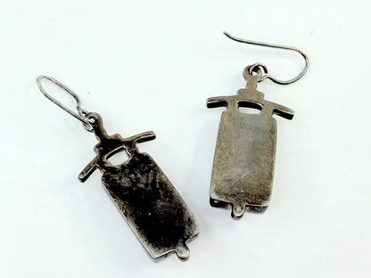 Artistic Sterling Silver Rainbow Moonstone Drop Earrings JR1380