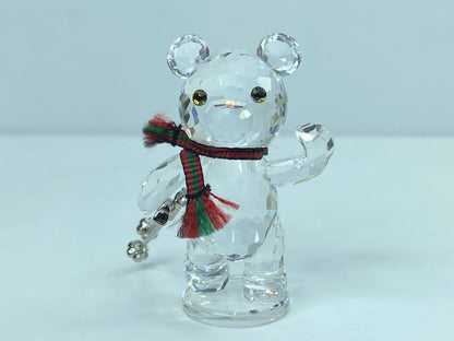 Swarovski Crystal Kris Bear Ski Poles Figurine Glass Martin Zendron S122