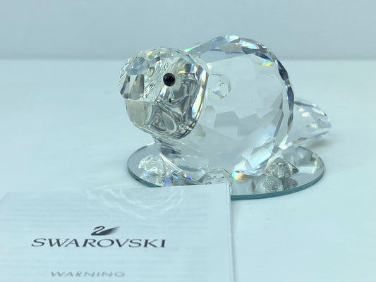 Swarovski Figurine: 164637 Beaver Mother 3 1/8" COA with Mirror S124
