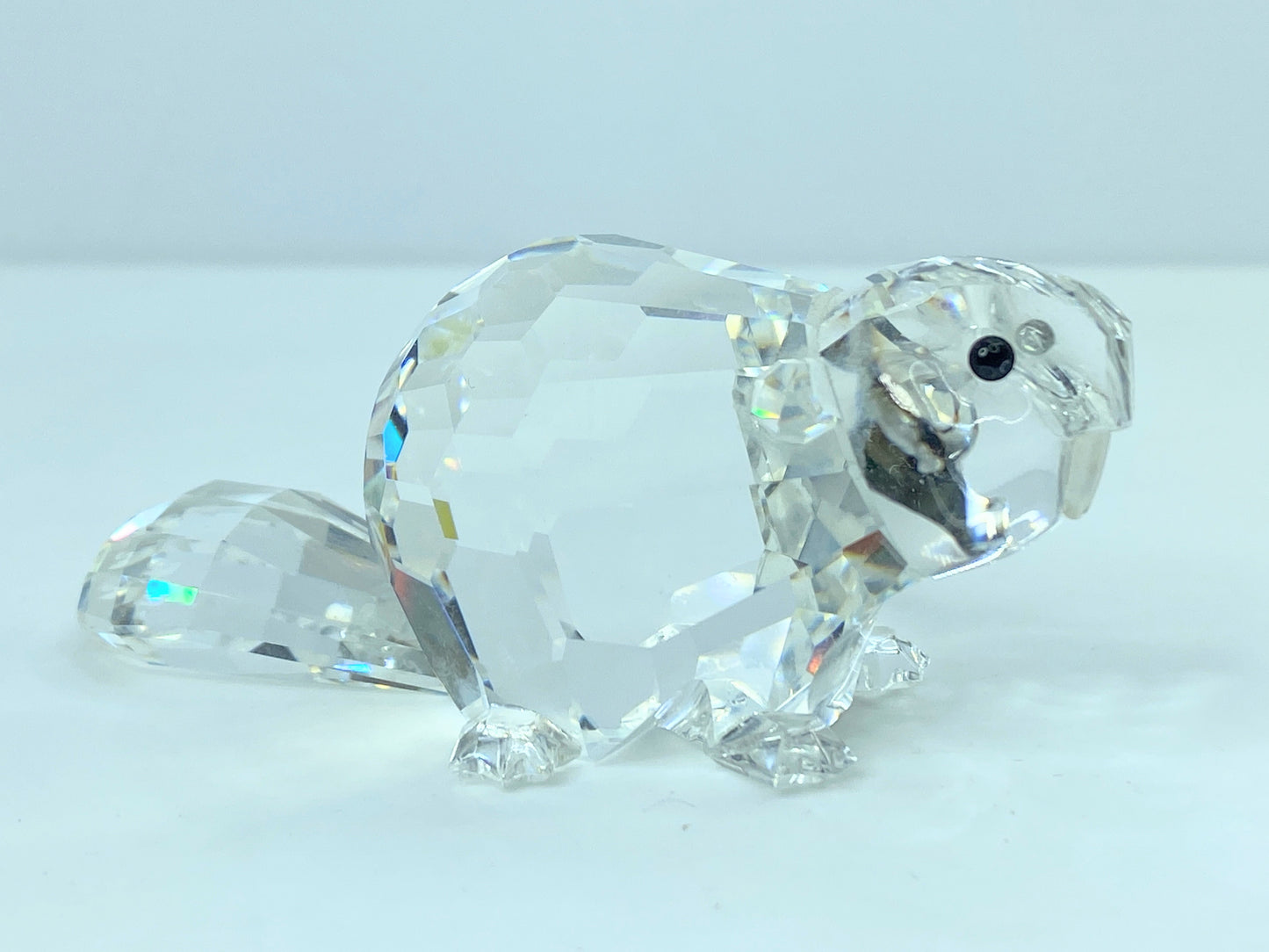 Swarovski Figurine: 164637 Beaver Mother 3 1/8" COA with Mirror S124