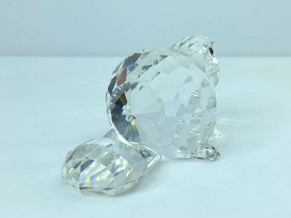 Swarovski Figurine: 164637 Beaver Mother 3 1/8" COA with Mirror S124