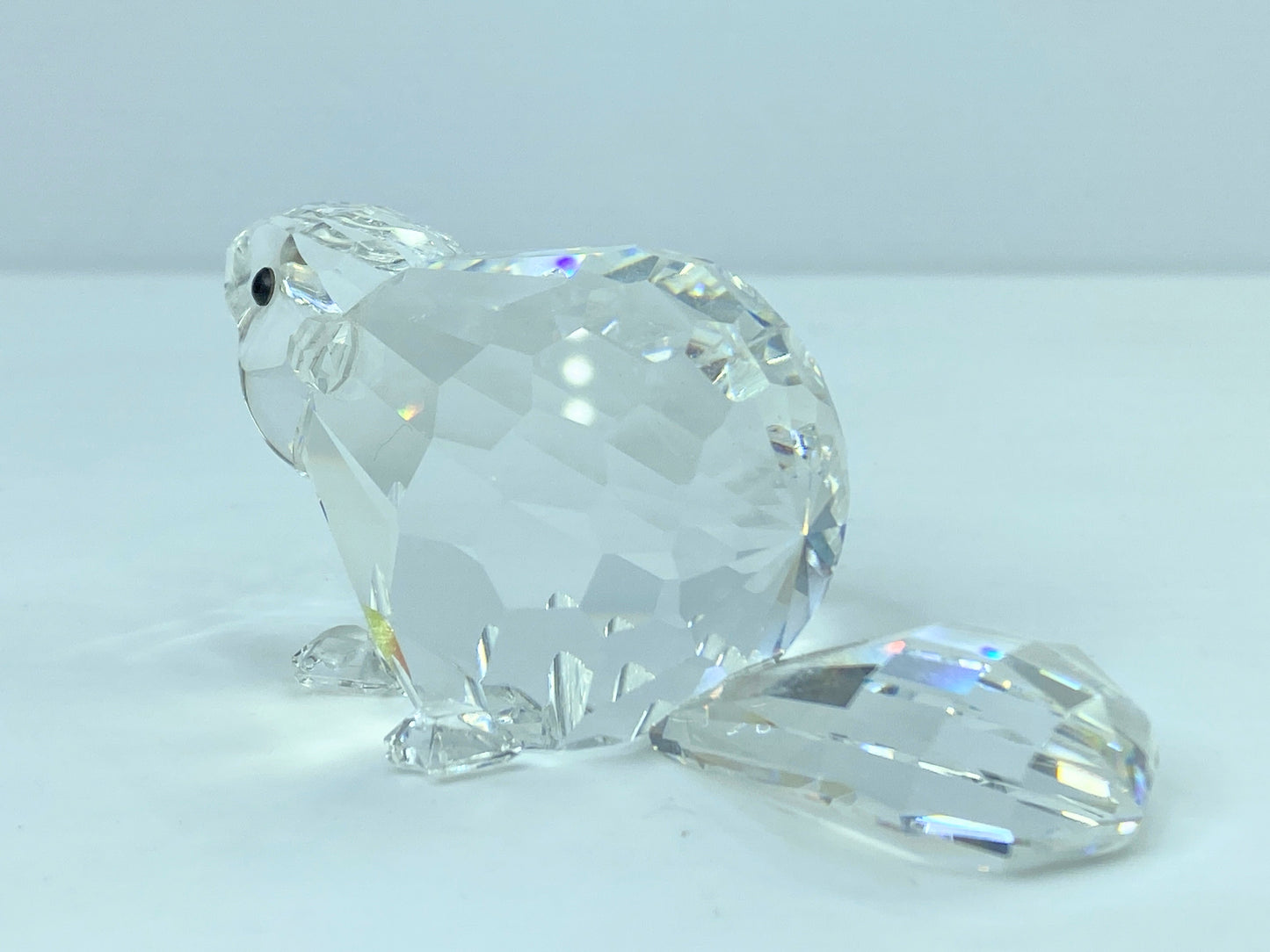 Swarovski Figurine: 164637 Beaver Mother 3 1/8" COA with Mirror S124
