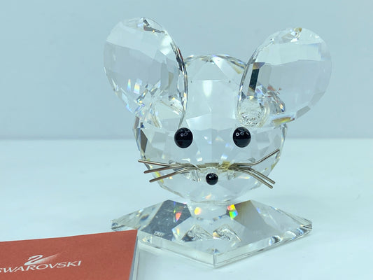 Swarovski Anniversary Mouse Figurine Limited Edition Clear Crystal 5492742 S128