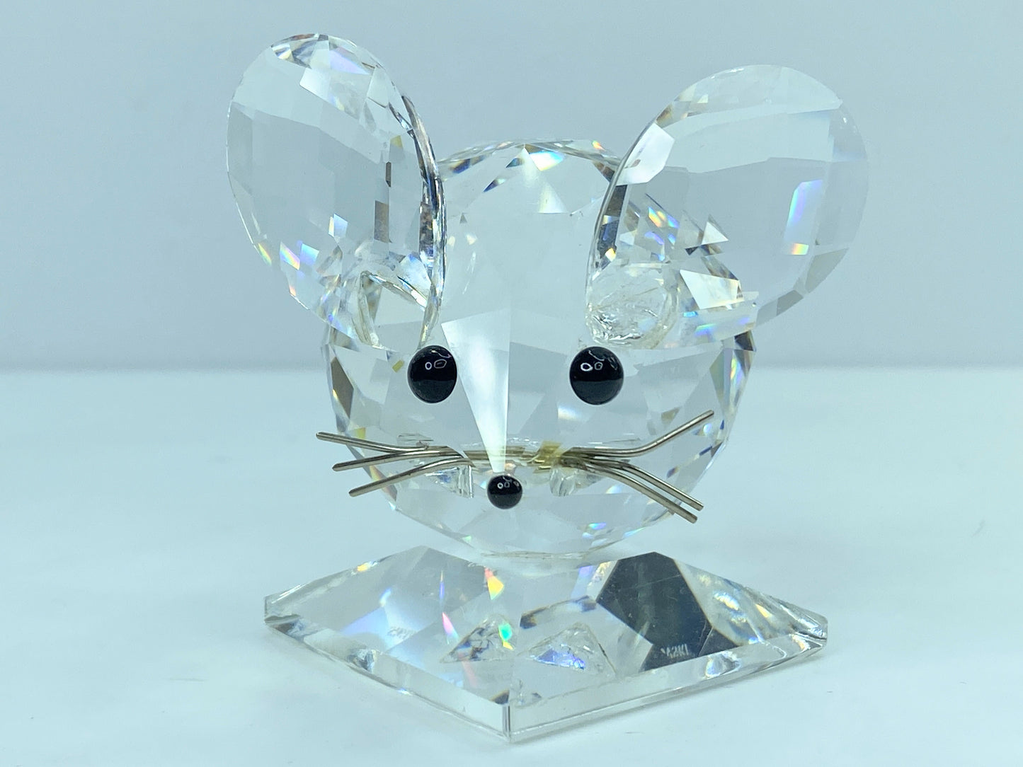 Swarovski Anniversary Mouse Figurine Limited Edition Clear Crystal 5492742 S128