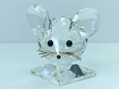Swarovski Anniversary Mouse Figurine Limited Edition Clear Crystal 5492742 S128