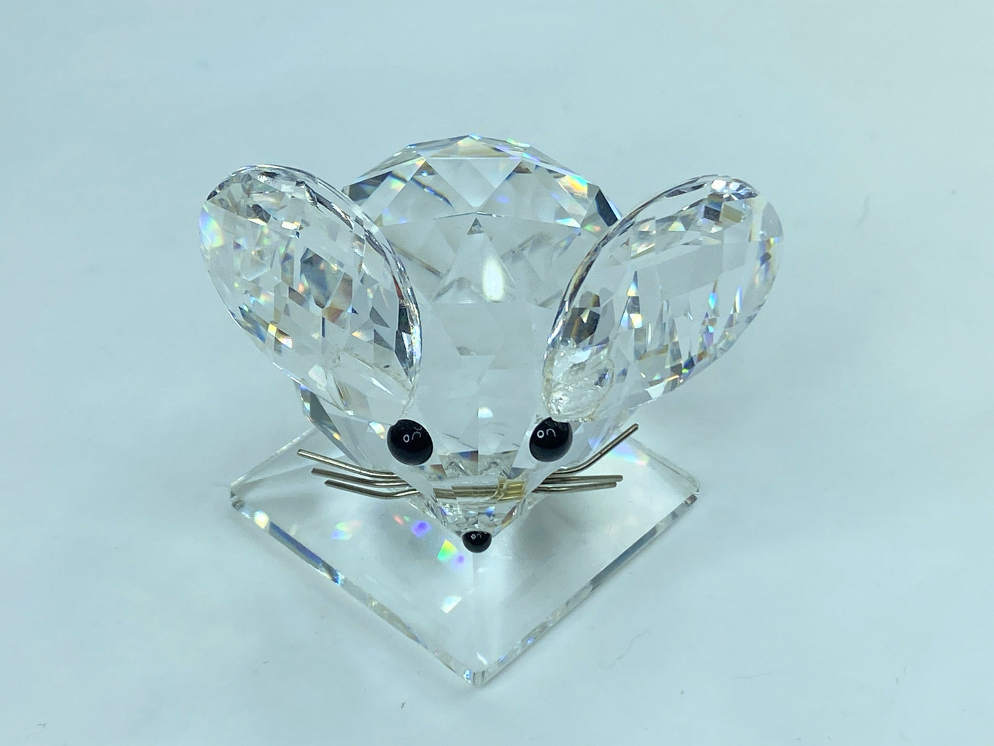 Swarovski Anniversary Mouse Figurine Limited Edition Clear Crystal 5492742 S128