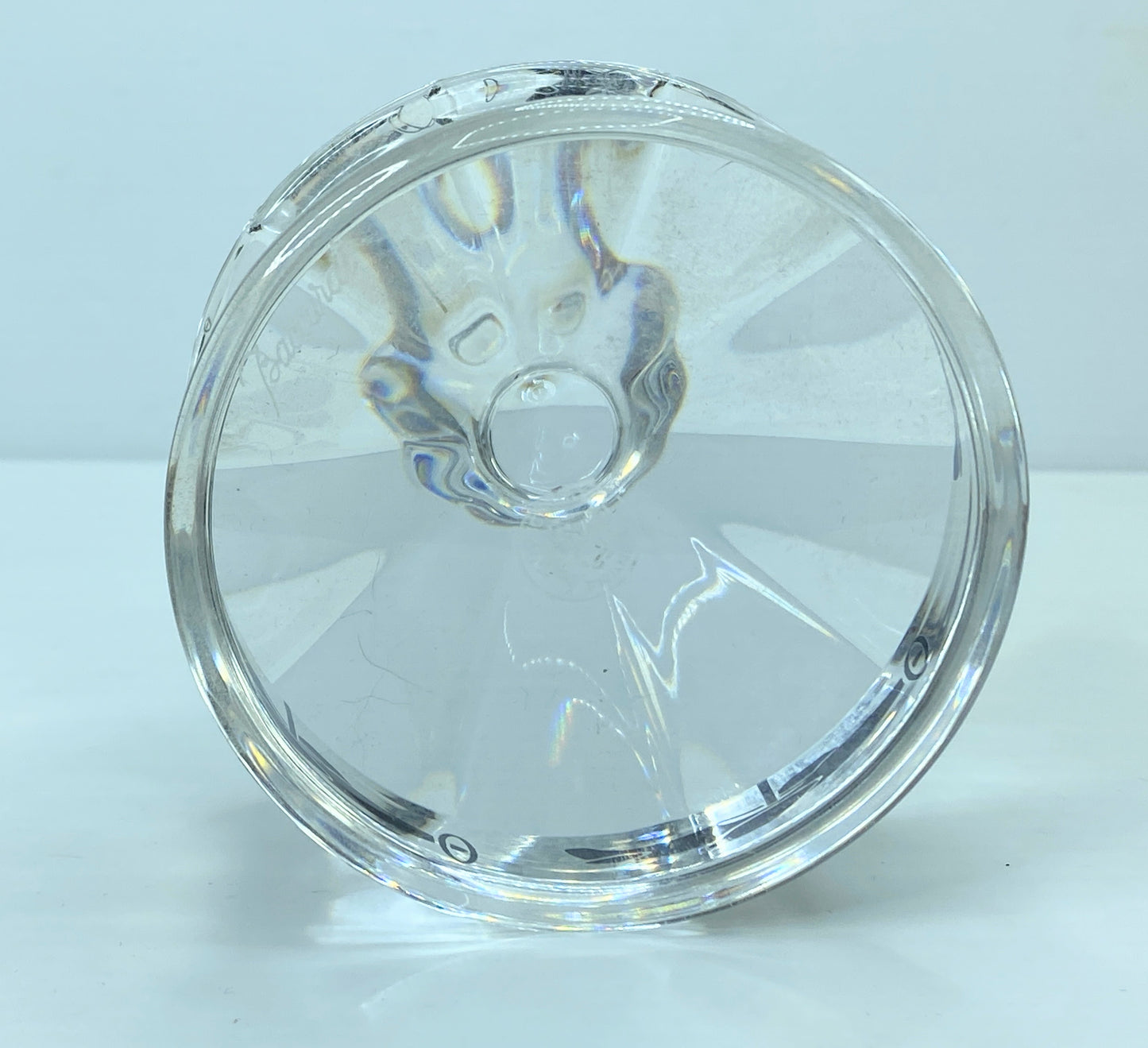 Baccarat "Merry go round" spinning Crystal paperweight 2 7/8" S129