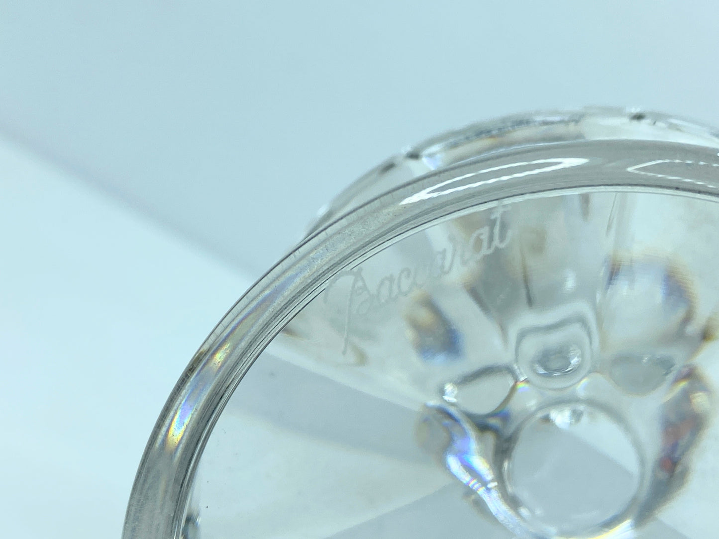 Baccarat "Merry go round" spinning Crystal paperweight 2 7/8" S129
