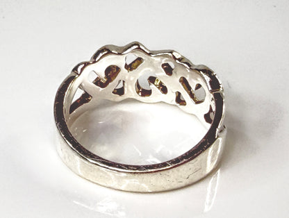 Tiffany & Co. Paloma Picasso Loving Heart Sterling Silver Ring Size 6 JR2171