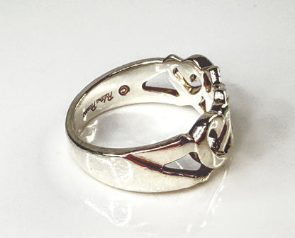 Tiffany & Co. Paloma Picasso Loving Heart Sterling Silver Ring Size 6 JR2171