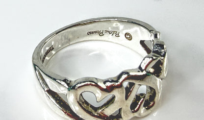 Tiffany & Co. Paloma Picasso Loving Heart Sterling Silver Ring Size 6 JR2171