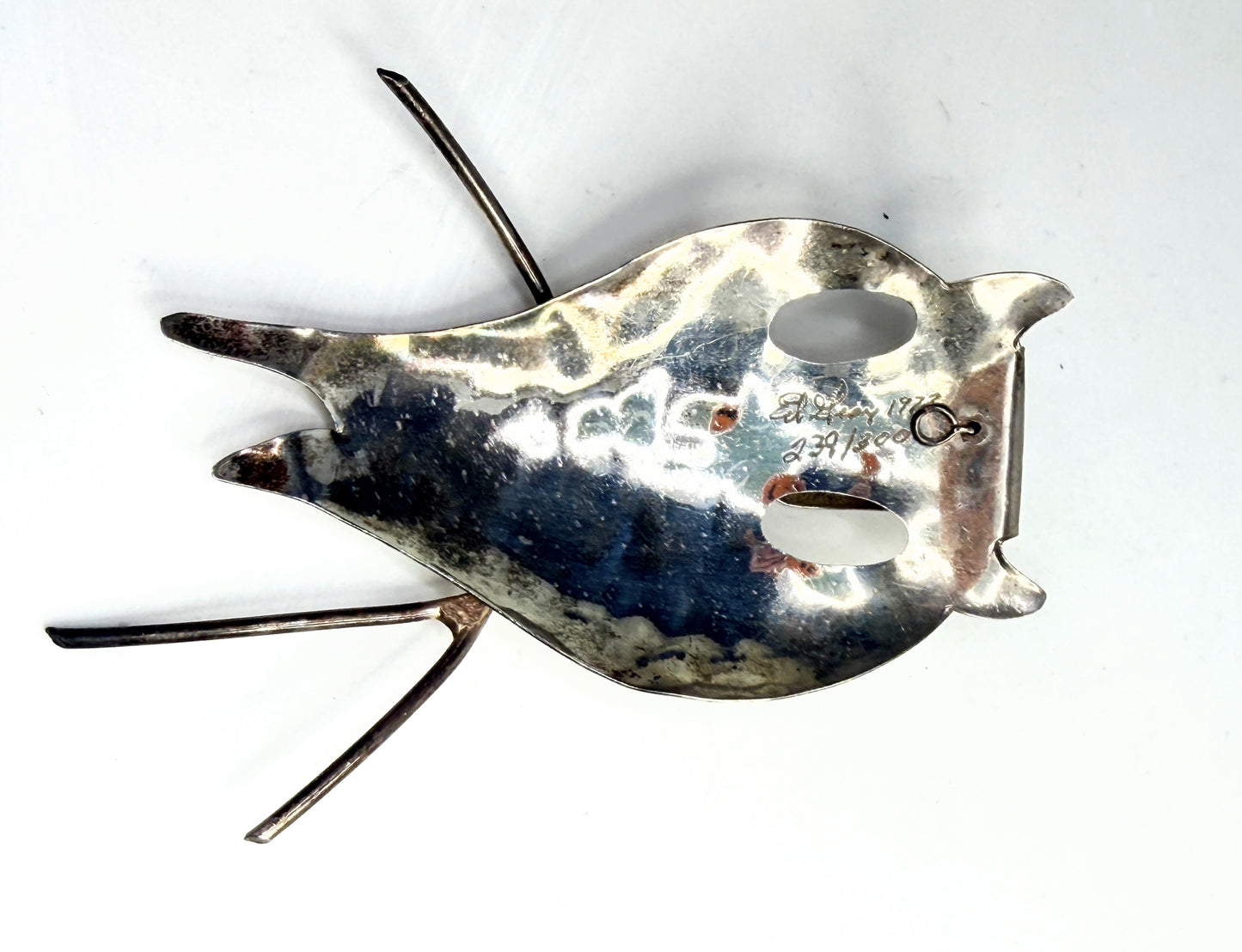 Vintage Ed Gray 1973 Limited Edition Sterling Silver Mouse 19.2g 3 7/8" SS207