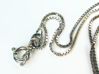 Sterling Silver Fiery Opal Doublet Teardrop Pendant Box Chain Necklace JR2174