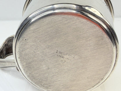 J Rogers Sterling Silver Childs Cup Mug Spoon Handle 2.5" SS213