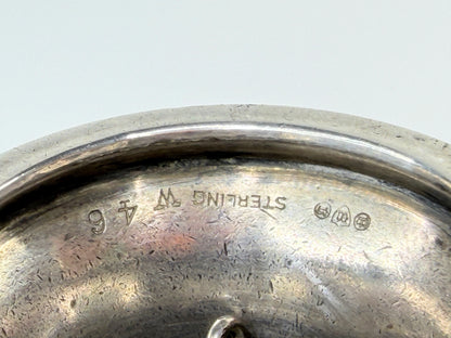 Vintage Sterling Silver Hand Bell Pattern 46 W Mark 34.4g 2 1/4" SS214