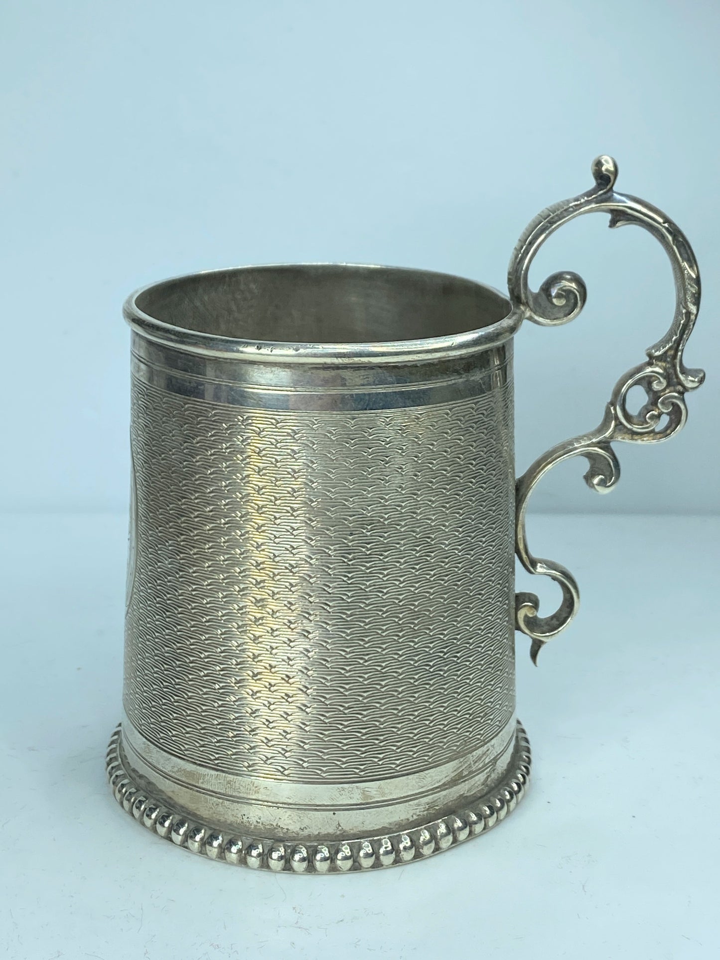 Antique c1903 England The Birmingham Sterling Silver children cup 3 5/15" SS91