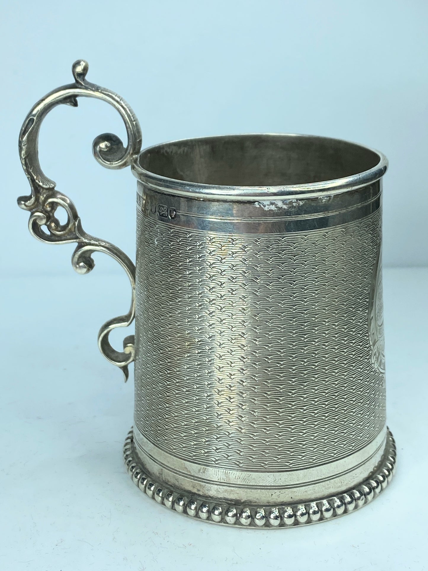 Antique c1903 England The Birmingham Sterling Silver children cup 3 5/15" SS91