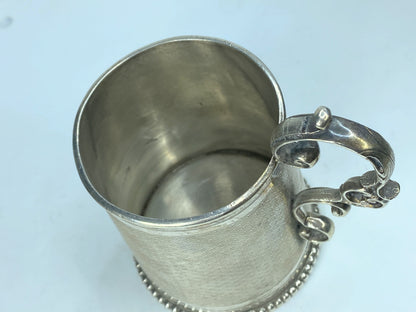 Antique c1903 England The Birmingham Sterling Silver children cup 3 5/15" SS91