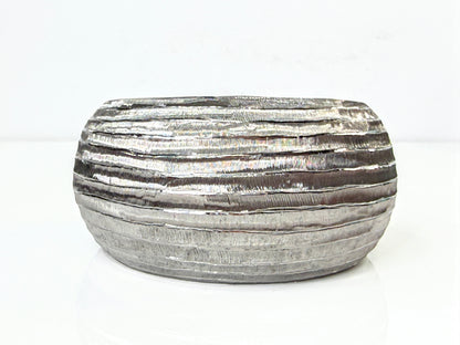 Roberto Coin The Fifth Season Wide Textured Sterling Silver Cuff 6.5" 54g JR2182