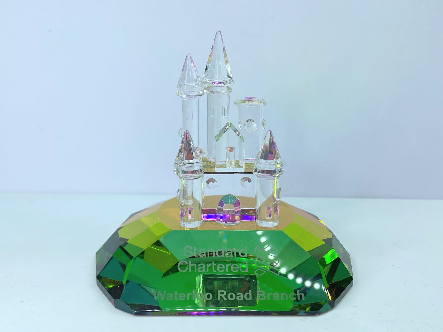 Octopus, a large mouse, a snail and an enchanted castle Crystal set of four S133