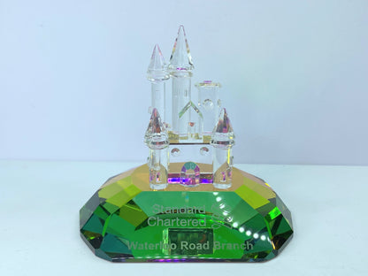 Octopus, a large mouse, a snail and an enchanted castle Crystal set of four S133