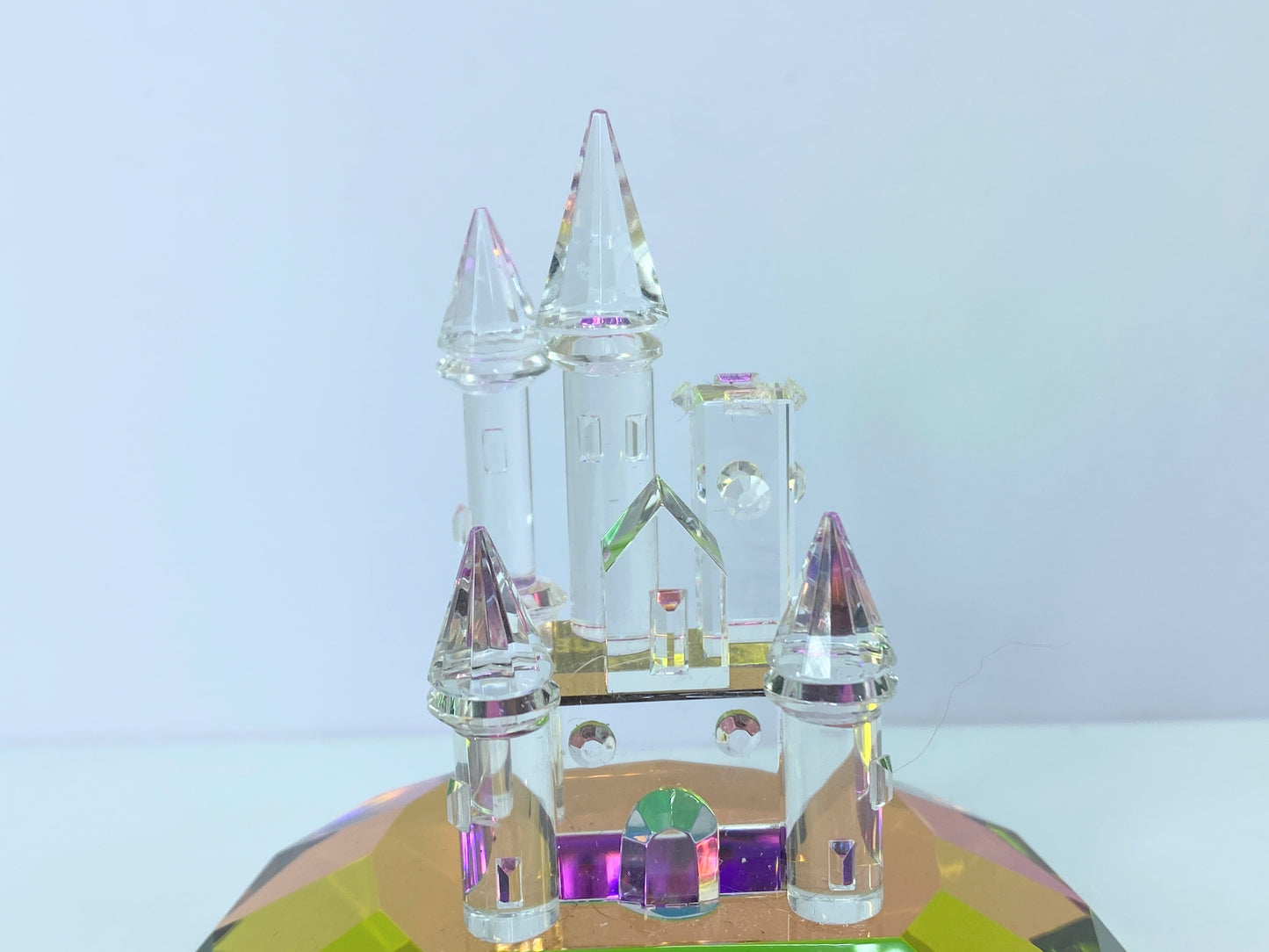 Octopus, a large mouse, a snail and an enchanted castle Crystal set of four S133
