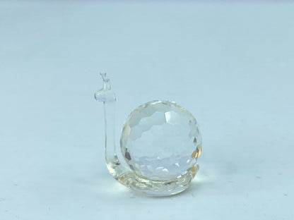 Octopus, a large mouse, a snail and an enchanted castle Crystal set of four S133
