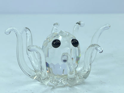 Octopus, a large mouse, a snail and an enchanted castle Crystal set of four S133