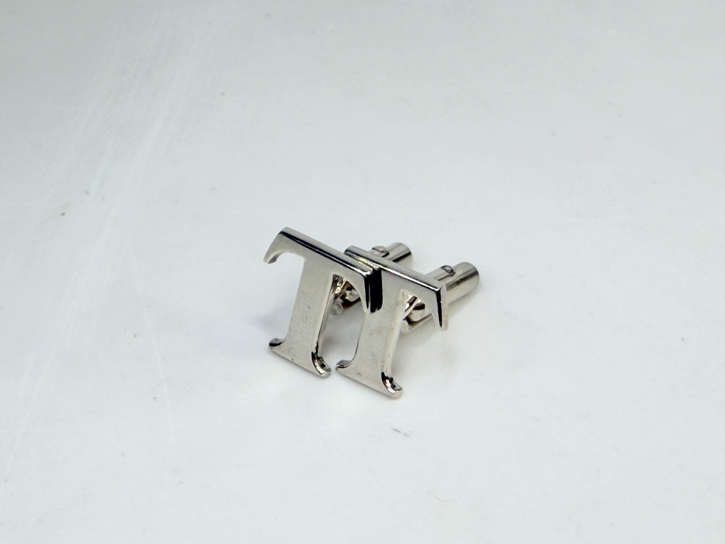 Vintage Tiffany & Co Sterling Silver insignia T Initial Cufflinks SS222