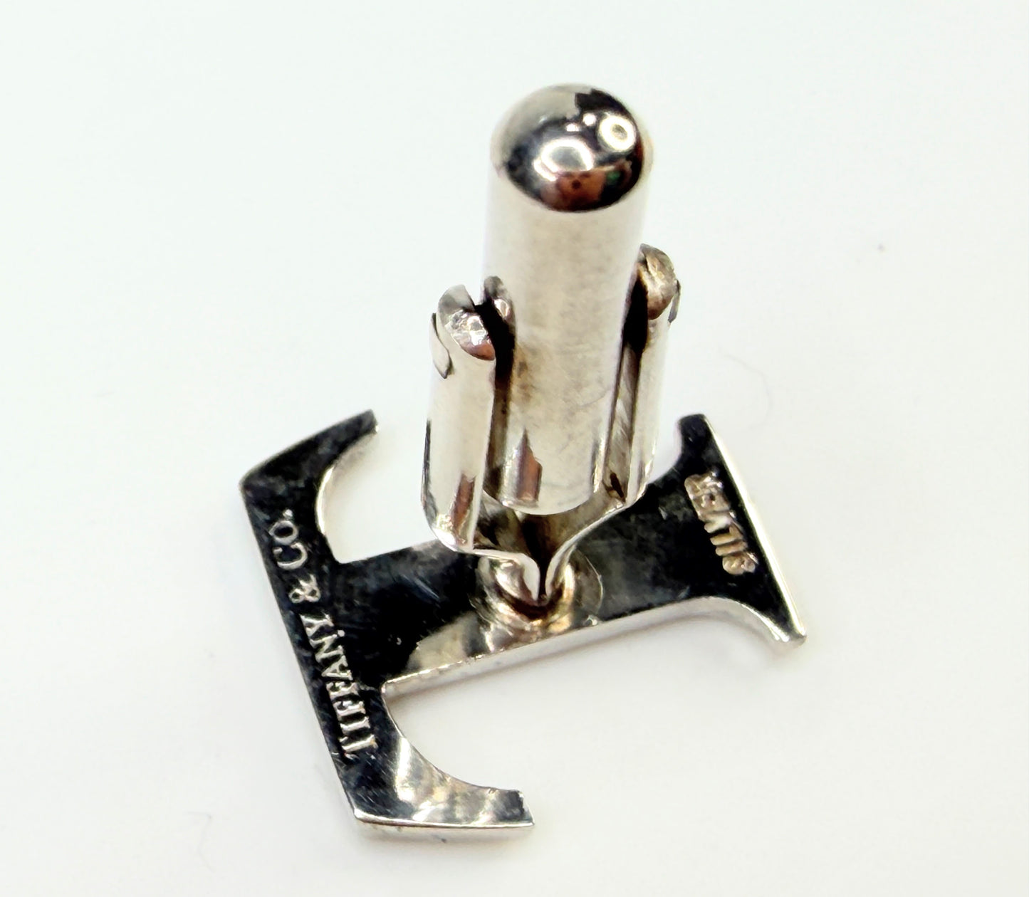 Vintage Tiffany & Co Sterling Silver insignia T Initial Cufflinks SS222
