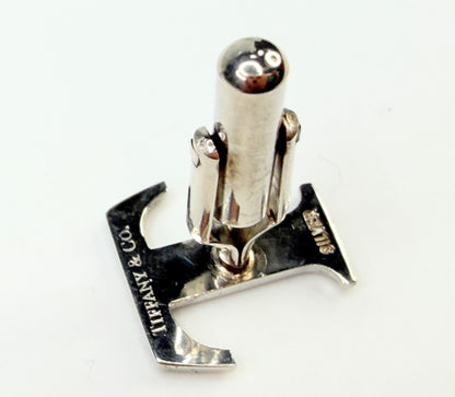 Vintage Tiffany & Co Sterling Silver insignia T Initial Cufflinks SS222
