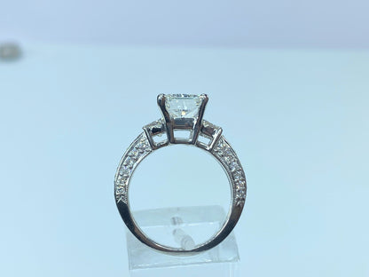 GIA Appraised $85,990 Platinum G/VS 4.26ct Diamond w/3.01ctn ring s6 7.3g