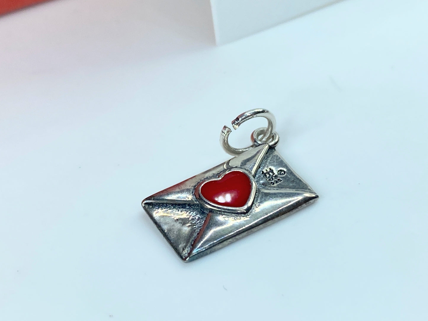 James Avery Enamel Love Letter Charm Womens In Sterling 17.6x1-.2mm JR850