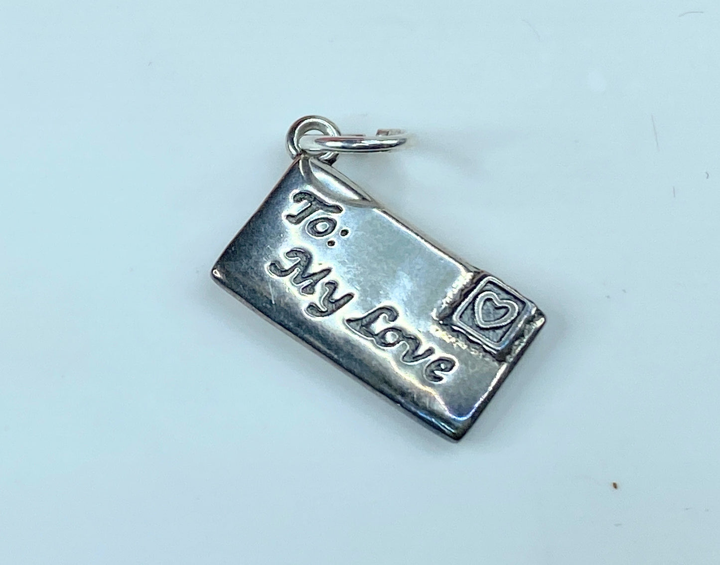 James Avery Enamel Love Letter Charm Womens In Sterling 17.6x1-.2mm JR850