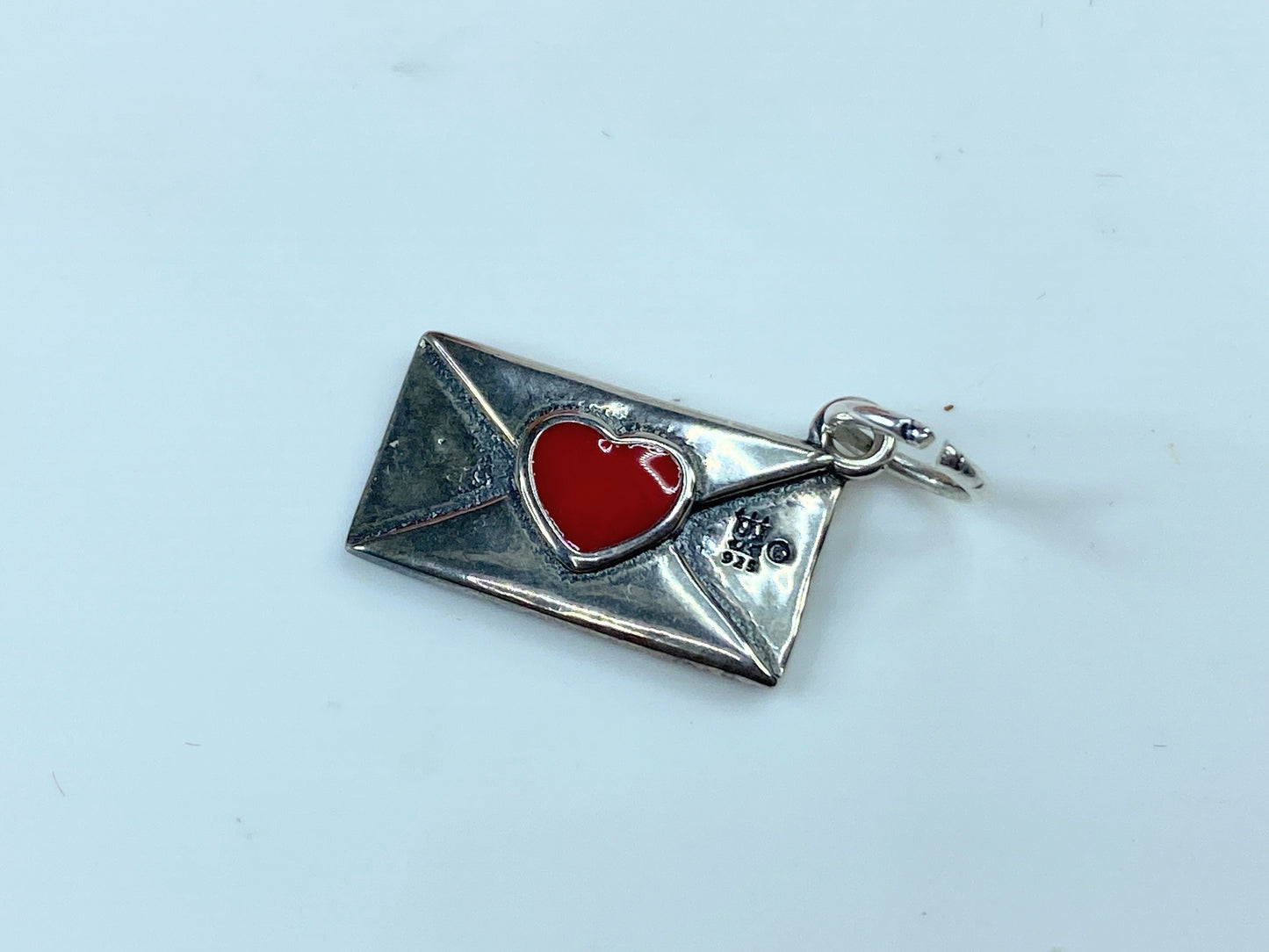 James Avery Enamel Love Letter Charm Womens In Sterling 17.6x1-.2mm JR850