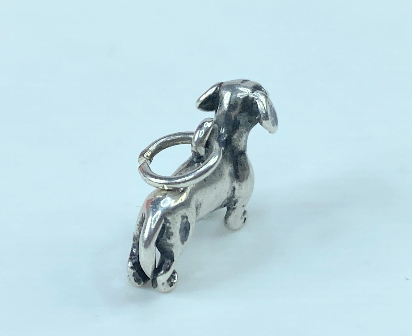 Retired James Avery Sterling Silver Dachshund Dog Pendant Charm w/JA BoxJR851