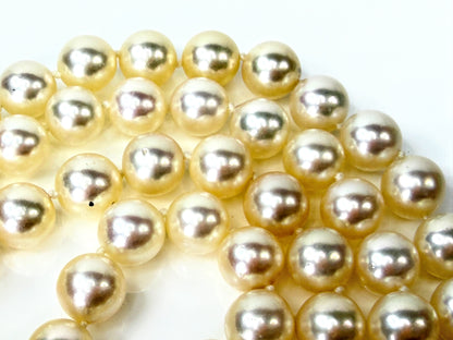 0's Tiffany & Co. 18K 31" 84 Pearl Signature X Opera Necklace authentic JR2192