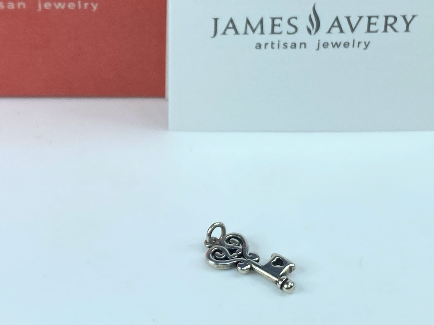James Avery Key Sterling Silver to My Heart Charm, no box 1.6g JR852