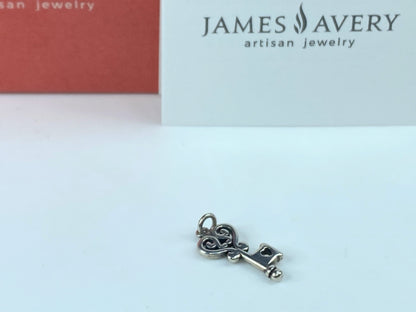 James Avery Key Sterling Silver to My Heart Charm, no box 1.6g JR852