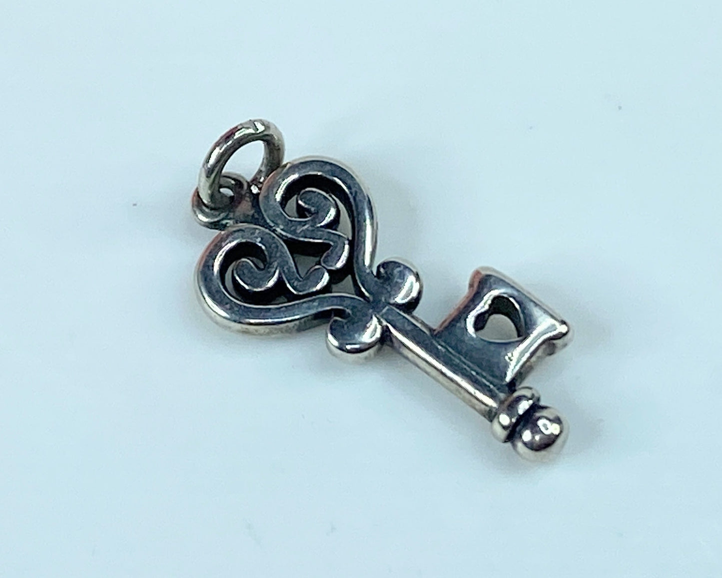 James Avery Key Sterling Silver to My Heart Charm, no box 1.6g JR852