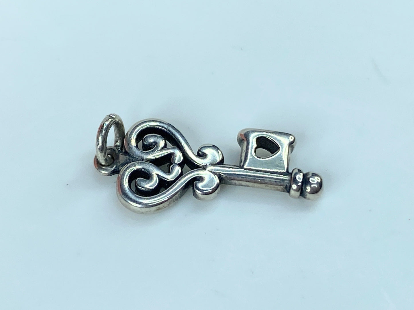 James Avery Key Sterling Silver to My Heart Charm, no box 1.6g JR852